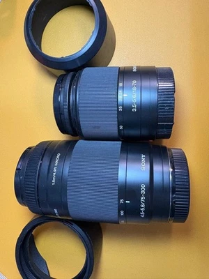 SONY 18-70 70-300 A-mount lenses set of 2 - Image 1 of 4