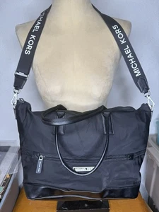 Bolso de mano grande de viaje Michael Kors negro usado - Imagen 1 de 12