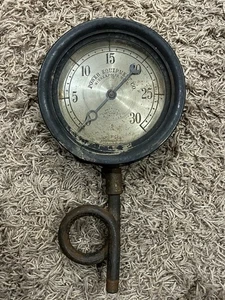 Vintage Power Equipment Co Minneapolis MN American Bourdon Steam Gauge 5" Damage - Bild 1 von 24