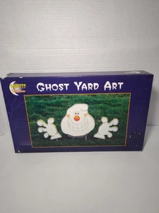 Vintage Haunted Hollow Halloween skurriler Geist Holz Hof Kunst Pfähle - Bild 1 von 8