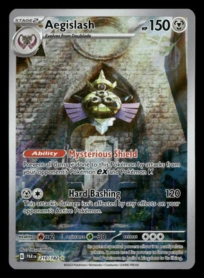 Aegislash - 210/182 - Illustration Rare - Paradox Rift - Pokemon - NM/M - image 1 of 2