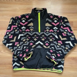 Rare Vintage Levi’s Mens Fleece Jacket Size Medium Multicolor Aztec - Picture 1 of 3