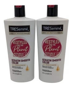 2 Pack Tresemme Keratin Smooth Color Moroccan Oil Conditioner 22 oz RARE - Picture 1 of 6