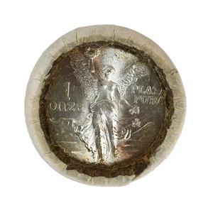 Rolle mit 20 - 1984 Mexiko 1 oz Silbermünzen seltene Münze - Bild 1 von 2