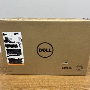 Dell E1916H 19" Widescreen LED Backlit LCD Monitor - Black - Picture 1 of 8