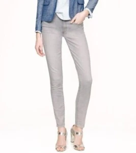 Jeans J.CREW grigio stuzzicadenti basso skinny dritto alla caviglia taglia 25 - Foto 1 di 5
