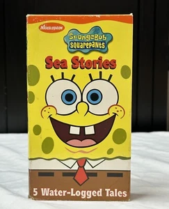 Spongebob Squarepants 2002 VHS Sea Stories 5 Water-Logged Tales Nickelodeon Kids - Imagen 1 de 8