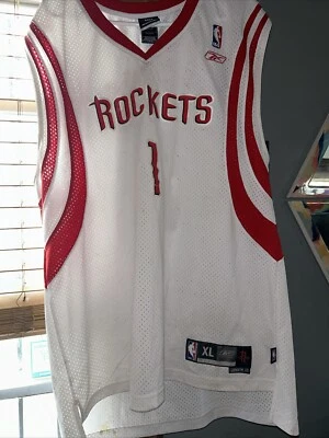 NBA Houston Rockets #1 Tracy McGrady Adidas Basketball Jersey Men's Sz: XL -Used - Изображение 1 из 4