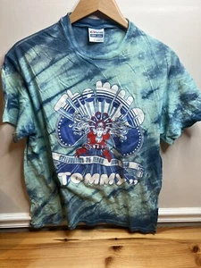 Vintage 1989 Tie Dye The Who Tommy 25th Anniversary Tour Single Stitch Shirt XL - Picture 1 of 8