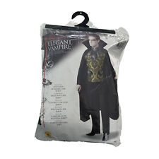 Elegant Vampire Mens Medium Rubies Vest with Attached Cape Jabot 810525 