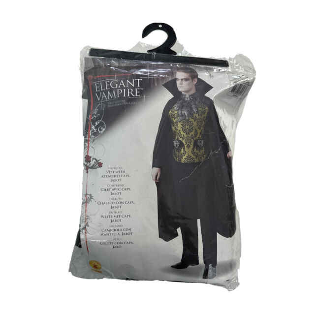 Fantasia masculina de vampiro, traje de luxo para cosplay, colete