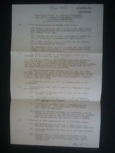 1944 Segunda Guerra Mundial General Montgomery's Apreciation Cossac D-Day Plan ver anuncios icónicos - Imagen 1 de 12