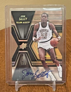 John "Spider" Salley /3 AUTO 2014-15 SPx Signatures Die-Cut GT Yellow Jackets - Picture 1 of 2