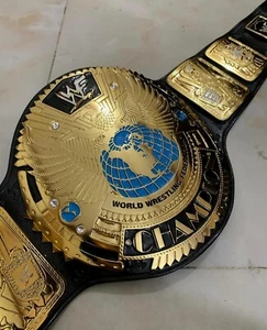 Attitude Era Big Eagle Championship Wrestling Replica Title Belt 2mm 4mm Brass - Picture 1 of 5