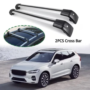 2PCS Cross Bar Fit For Volvo XC60 2018-2025 Roof Rack Cargo Bar Luggage Crossbar - Picture 1 of 14