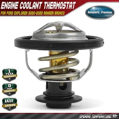 Термостат охлаждающей жидкости двигателя для Ford Explorer 2020-2023 Ranger Bronco L4 2,3 л 92 °C - Изображение 1 из 4