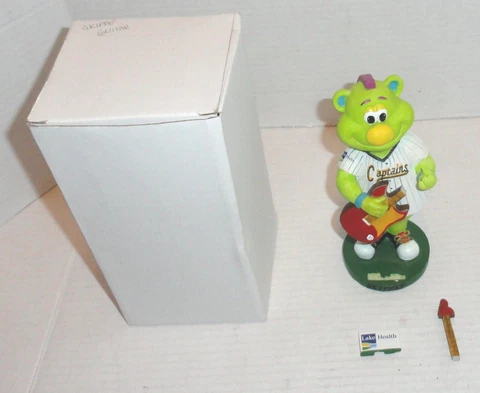 Lake County Captains Skipper Mascot with Broken Guitar 7" Bobblehead PLEASE READ Cover