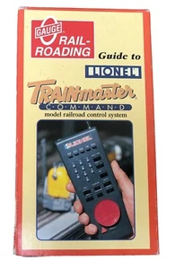 Guía de carretera ferroviaria calibre O para Lionel Trainmaster Command Control VHS 1996 GUC - Imagen 1 de 8