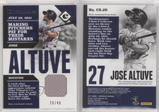 2017 Panini Chronicles Swatches /49 Jose Altuve #CS-JO