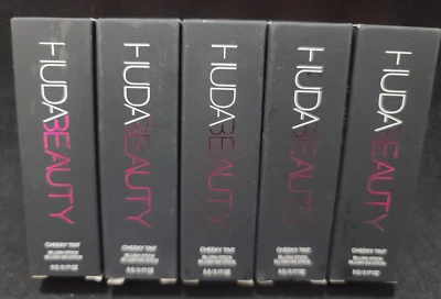 ❤Mejor Lote 5x❤ HUDA BEAUTY Tinte descarado Rubor Stick PERKY MELOCOTÓN .17 oz ❤ Foto 1 de 3