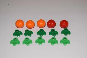 Lego Kürbis 51270 Gemüse Lebensmittel Blätter Pflanze Herbst Herbst rot orange Halloween - Bild 1 von 2