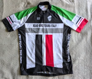 BIEMME B3 Italy Italian Euro Cycling Jersey Mens 3XL XXXL Black Green Bicycle - Picture 1 of 6