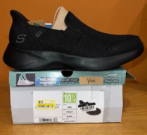 S Sport By Skechers Presley Hands Free Step-Ins Sneakers 6340 Black, Men’s 10.5 - Picture 1 of 7