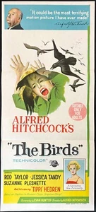 The Birds ORIGINAL Australian Daybill Film Poster Alfred Hitchcock Tippi Hedren - Imagen 1 de 7
