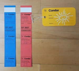 CONDOR AIRLINES - MEMORABILIA LOT - 3 ITEMS - Picture 1 of 2