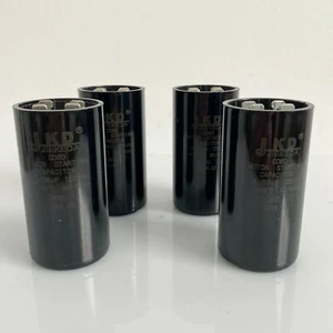 Lot of 4 216-259 uF 125V VAC Motor Start Capacitor Round 36x70mm CD60 NOS - Imagen 1 de 3