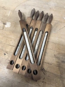 Antikes Feidt Prüfgerät aus Holz und Glas Vintage - Bild 1 von 6