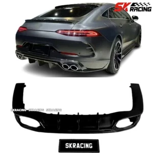 Labio difusor parachoques trasero negro brillante para Mercedes Benz GT43 GT53 2019-2023 - Imagen 1 de 9