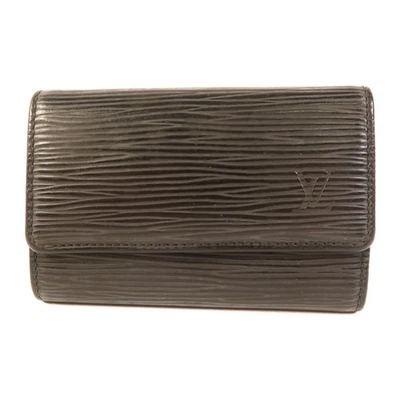 Estuche para llaves LOUIS VUITTON LV SHW M63822 cuero Epi negro Foto 1 de 4