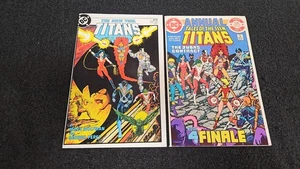 1984 DC COMICS ASSORTED TEEN TITANS LOT 2 VFNM/NM UNREAD NIGHTWING GEORGE PEREZ - Picture 1 of 2