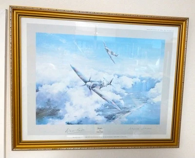 WW2 Spitfire signed print - "Spitfire" by Robert Taylor - Image 1 of 2