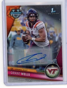 Bowman U 2023 cromo cromo prospect auto Grant Wells #194 automático - Imagen 1 de 2