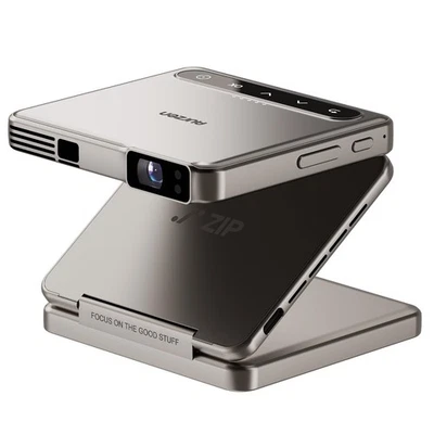 ZIP Tri-Fold DLP Truly Mini Projector, Pocket Size, Zero-Lag Focus, One-Click... - Image 1 of 4