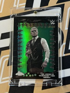2025 Topps Chrome WWE X Cactus Jack Famed Phantoms Green /99 Cody Rhodes #FMP-2 - Bild 1 von 2