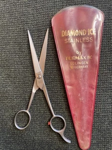 Vtg Burmax Diamond Ice Stainless Steel Scissors. Solingen W. Germany. Razorsharp - Picture 1 of 4