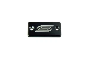 FRONT BRAKE RESERVOIR COVER SUZUKI RM RMZ 85 125 250 450 RM-Z250 RM-Z450 BLACK - Picture 1 of 1