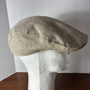 Stetson All American Linen Drive Flatcap Herren S/M khaki Cabbie Zeitungsjungenmütze - Bild 1 von 9