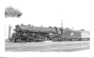 25D154 RP 1948 CStPM&O OMAHA RAILROAD 4-6-2 LOCO #602 MILWAUKEE - Picture 1 of 1