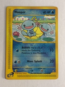 Juego de cartas coleccionables Pokémon Wooper 117/147 ligero jugado - Imagen 1 de 3