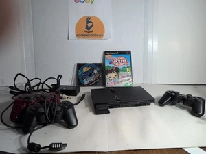OEM Sony Playstation 2 PS2 Slim Video Game Console | SCPH-77001 Wireless Cont - Picture 1 of 9