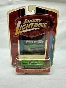 Johnny Lightning 1970 Plymouth Barracuda Pony Power Diecast 1:64 verde - Imagen 1 de 7