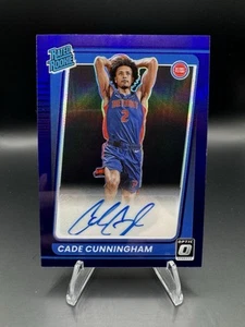 Panini Optic Cade Cunningham 2021 #181 clasificación púrpura novato automático #161 - Imagen 1 de 3