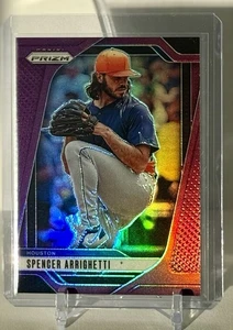 2025 Panini Prizm - Spencer Arrighetti - Purple Prizm - /149 Astros - Picture 1 of 2