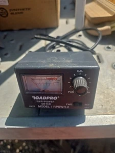 RoadPro RPSWR-2C Clamshell SWR/Power Meter with Combined Meter. - Picture 1 of 3