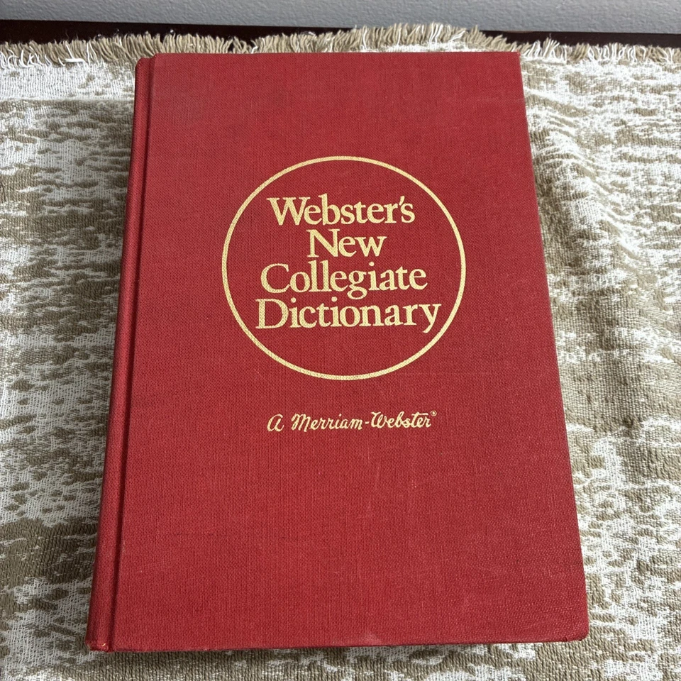Webster's New Collegiate Dictionary Merriam Webster Thumb indexed Copyright 1973 - Image 1 of 1
