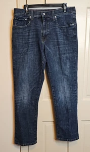 Lucky Brand Men's 223 Straight Leg 5 Pocket Stretch Denim Jeans, Blue sz 34 X 30 - Picture 1 of 11